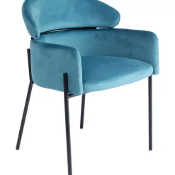 Armlehnstuhl Alexia Velvet Blau