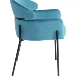 Armlehnstuhl Alexia Velvet Blau