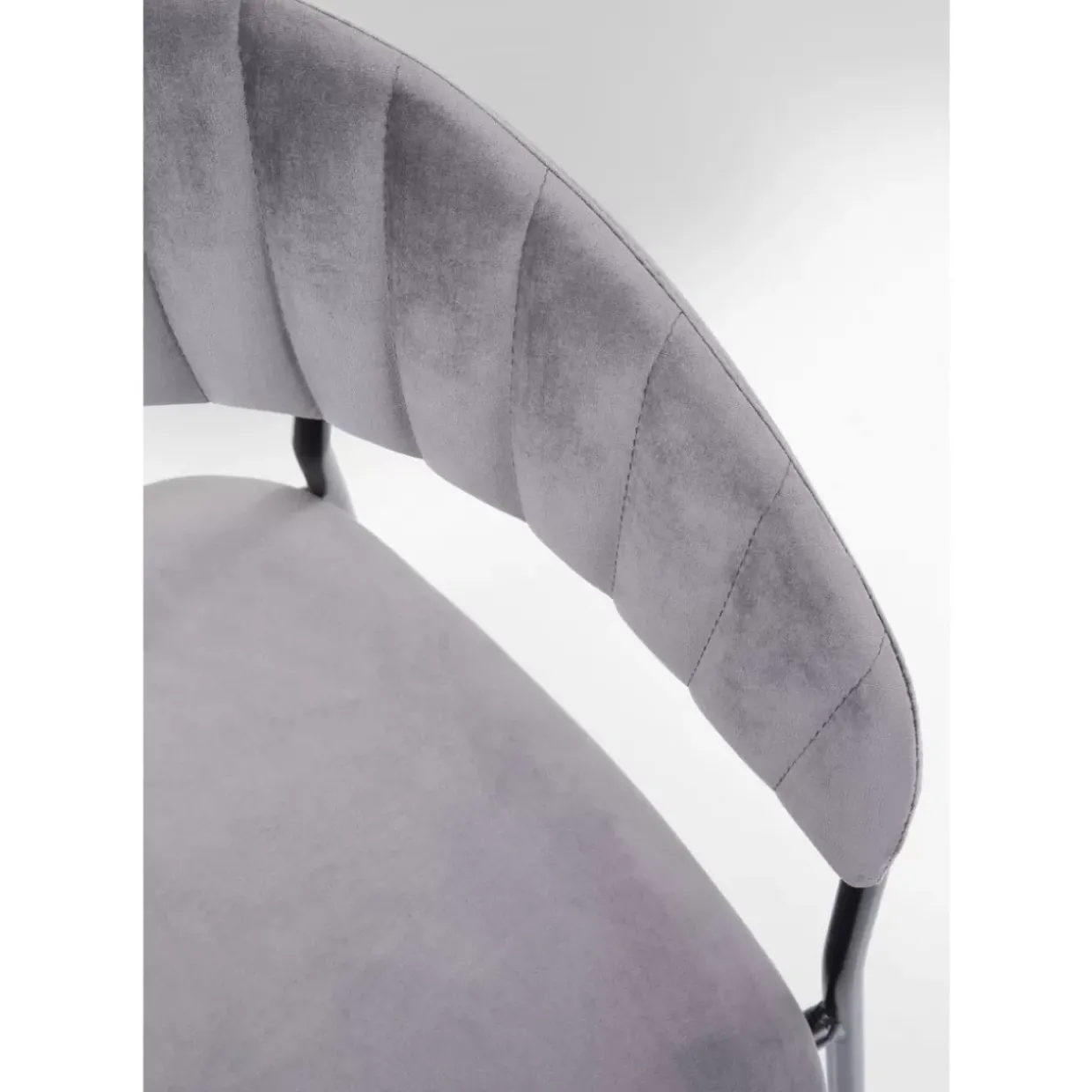 Armlehnstuhl Belle Grau (2/Set)