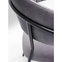 Armlehnstuhl Belle Grau (2/Set)