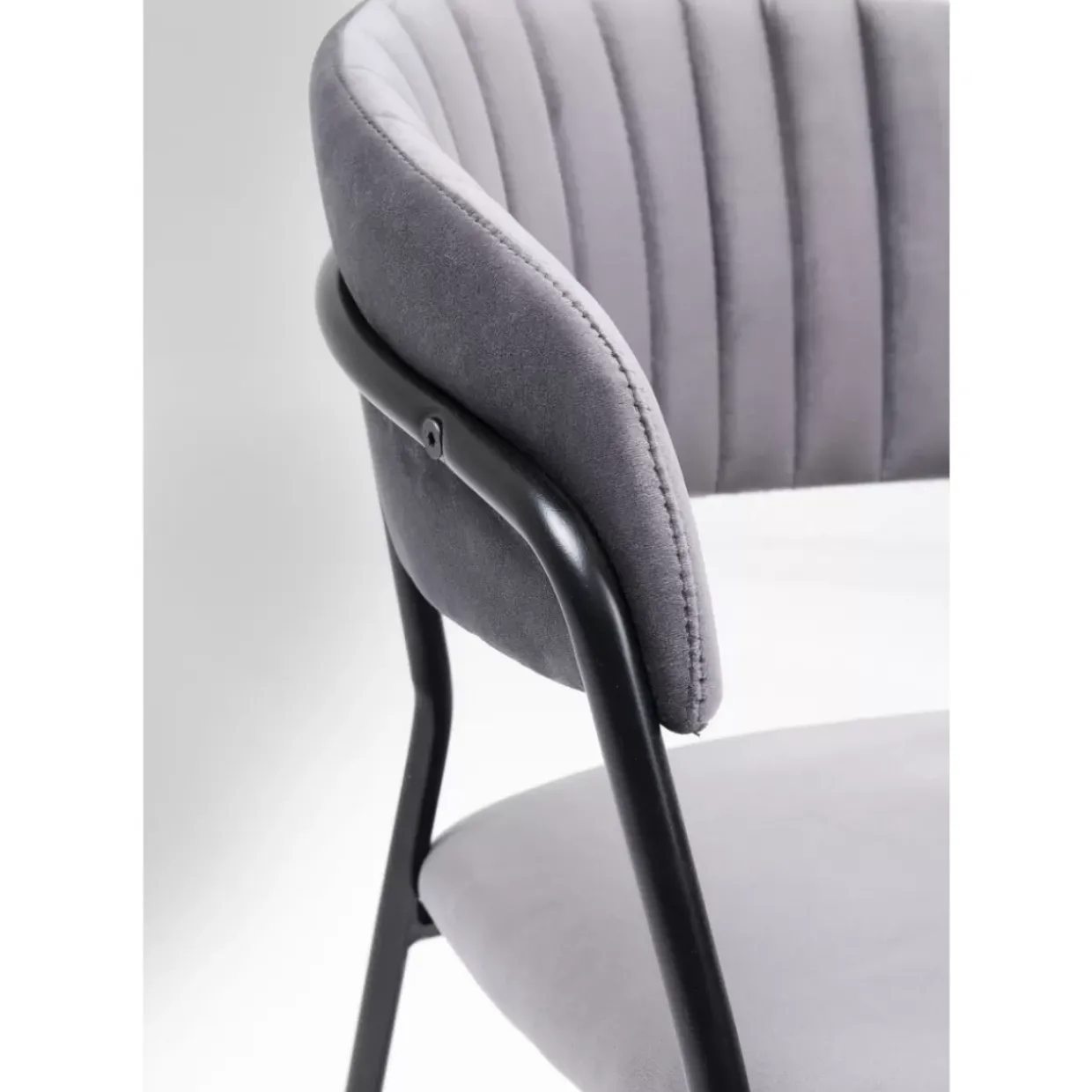 Armlehnstuhl Belle Grau (2/Set)