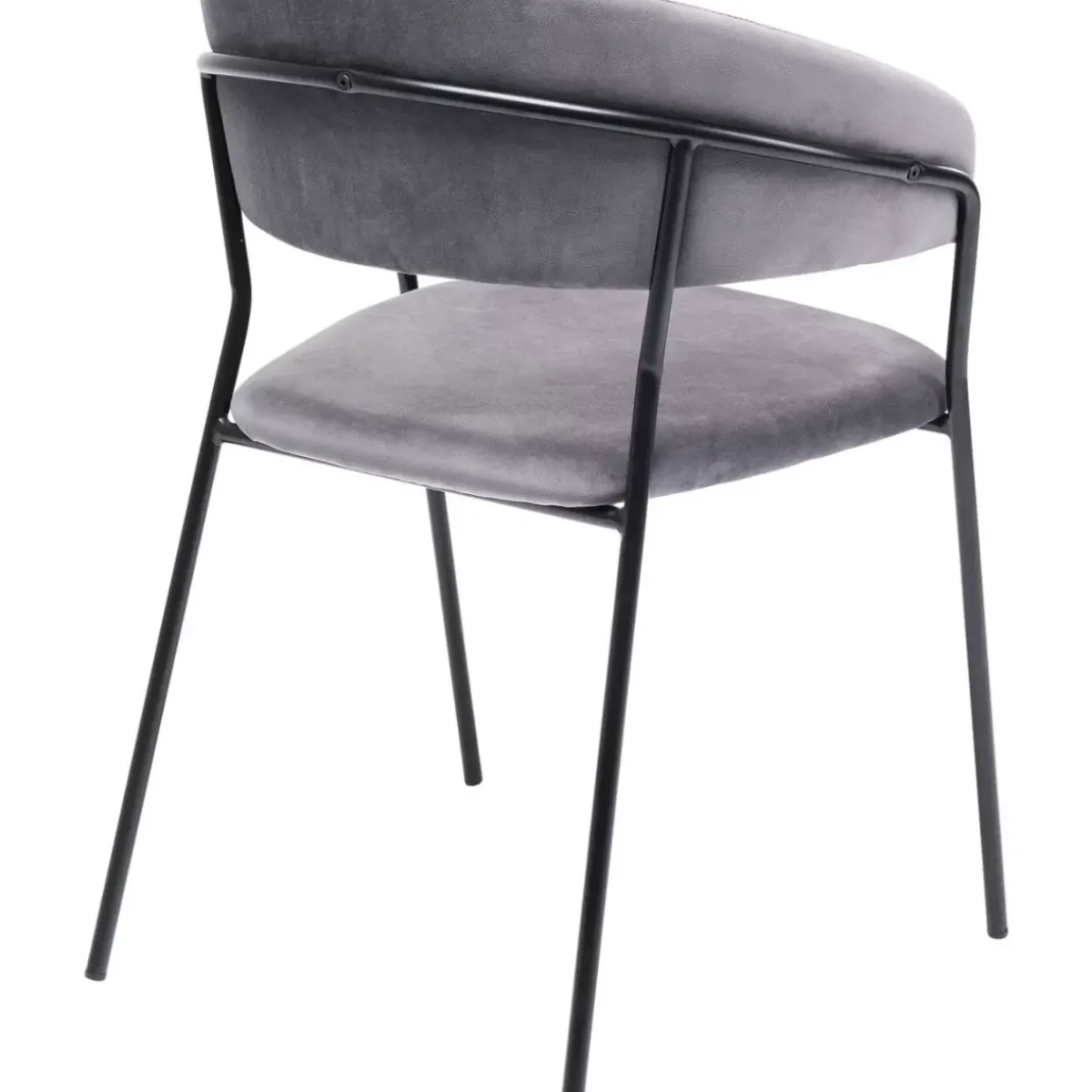 Armlehnstuhl Belle Grau (2/Set)