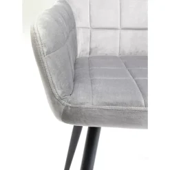 Armlehnstuhl Kim Grau