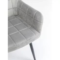 Armlehnstuhl Kim Grau