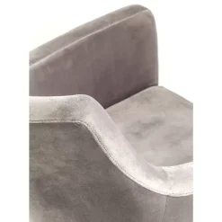 Armlehnstuhl Mode Velvet Grau