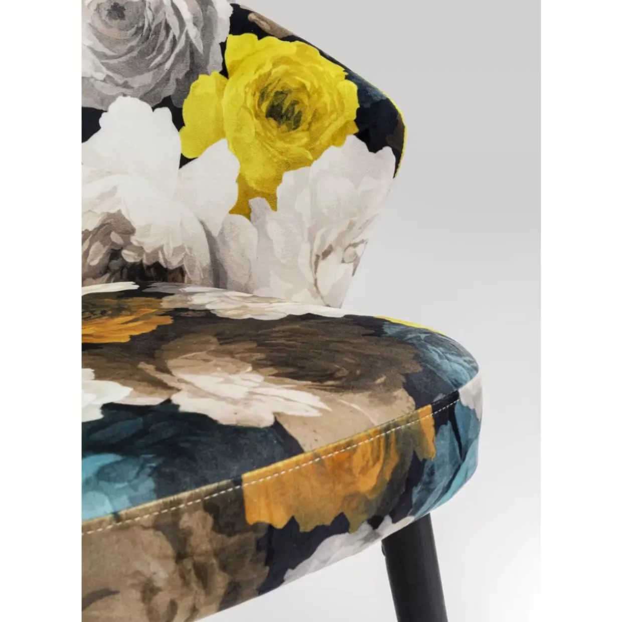 Armlehnstuhl Peony Flower Gelb