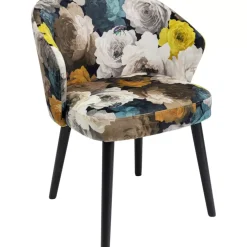 Armlehnstuhl Peony Flower Gelb