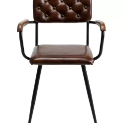 Armlehnstuhl Salsa Leder Braun