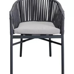 Armlehnstuhl Santanyi Dunkelgrau