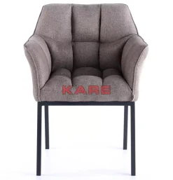 Armlehnstuhl Thinktank Hellbraun