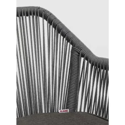 Armlehnstuhl Wave Grau