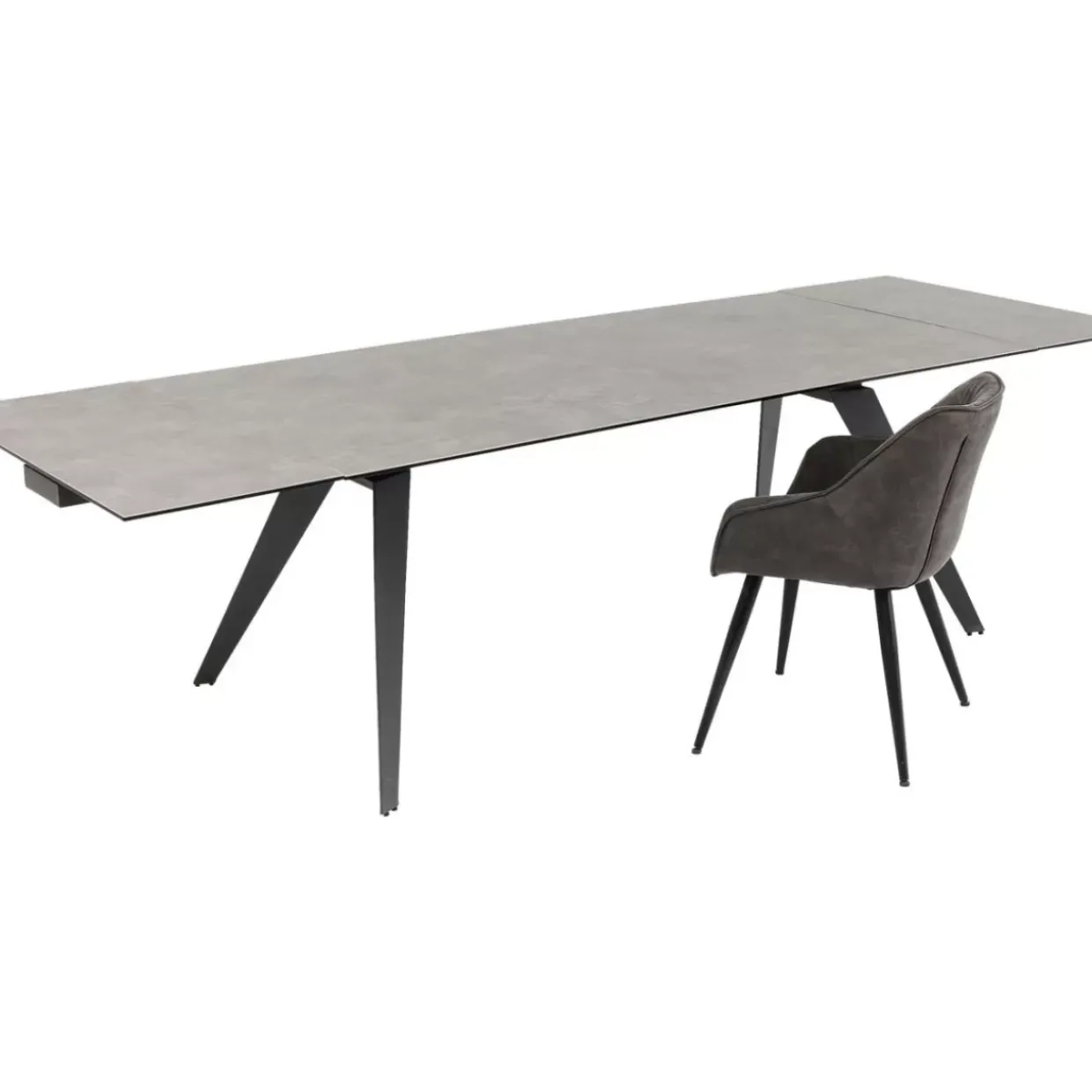 Ausziehtisch Amsterdam Dunkel 200(45+45)X100Cm