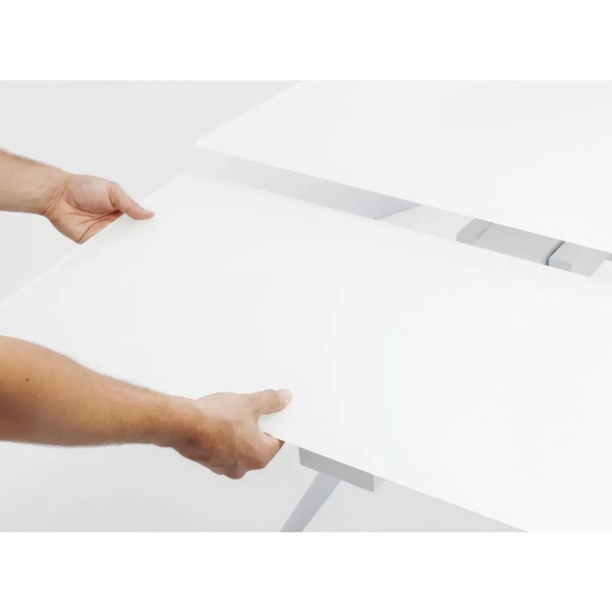 Ausziehtisch Amsterdam Weiss 160(40+40)X90Cm