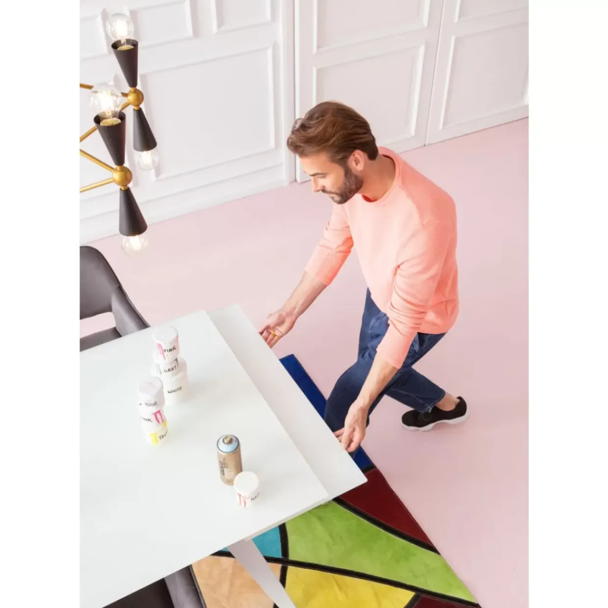 Ausziehtisch Amsterdam Weiss 160(40+40)X90Cm