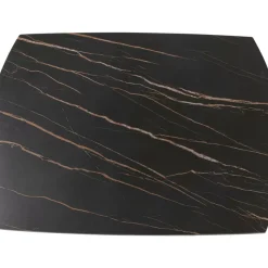 Ausziehtisch Twist Schwarz 120(30+30)X90Cm