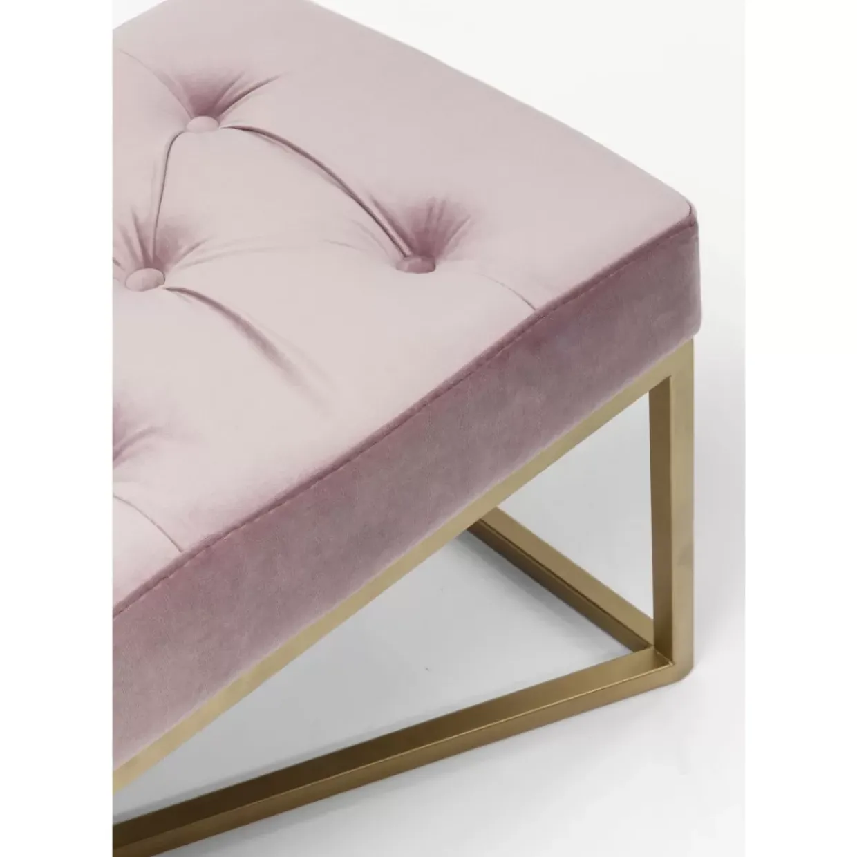 Bank Crossover Rose Messing 90X40Cm