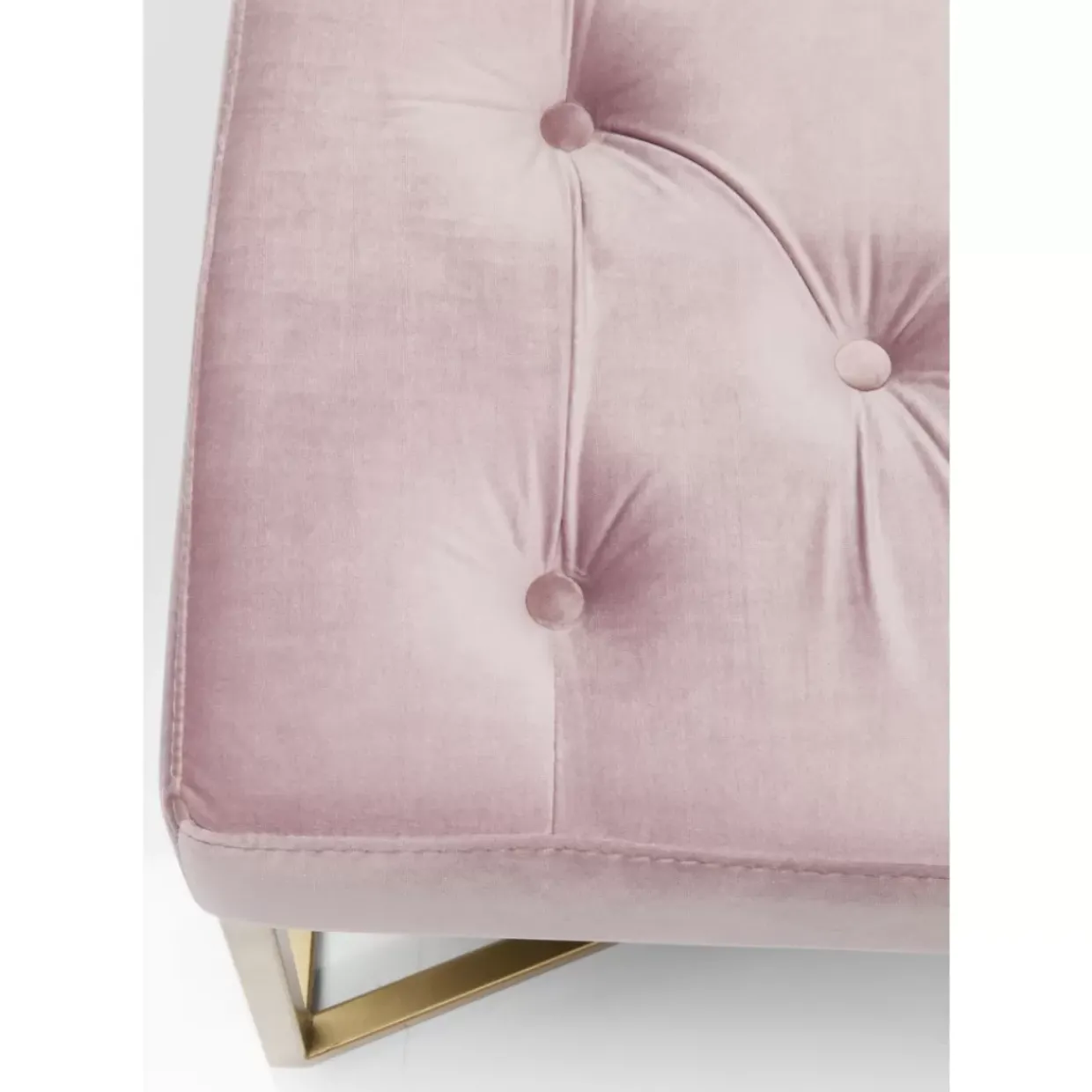 Bank Crossover Rose Messing 90X40Cm