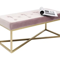 Bank Crossover Rose Messing 90X40Cm