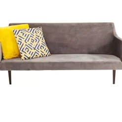 Bank Mode Velvet Grau