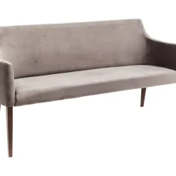 Bank Mode Velvet Grau