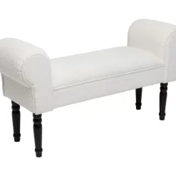 Bank Wing Creme Schwarz