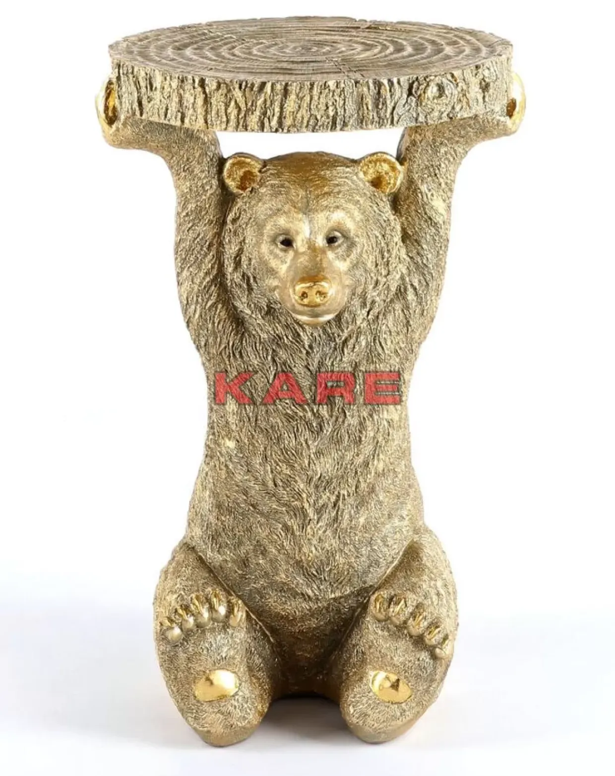 Beistelltisch Animal Bear Gold 35X34Cm
