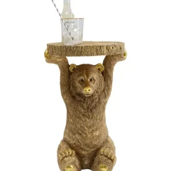 Beistelltisch Animal Bear Gold 35X34Cm