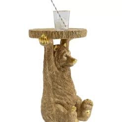 Beistelltisch Animal Bear Gold 35X34Cm