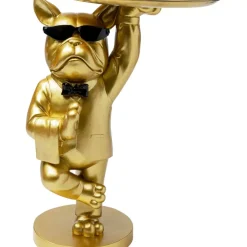 Beistelltisch Cool Bulldog Tray Gold 34X55Cm