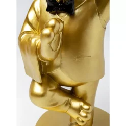 Beistelltisch Cool Bulldog Tray Gold 34X55Cm