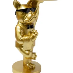 Beistelltisch Cool Bulldog Tray Gold 34X55Cm