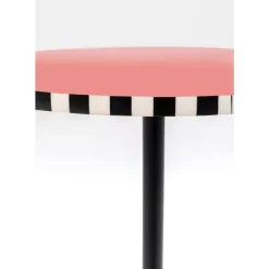 Beistelltisch Domero Checkers Rot O40Cm