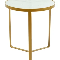 Beistelltisch Marble Gold O45
