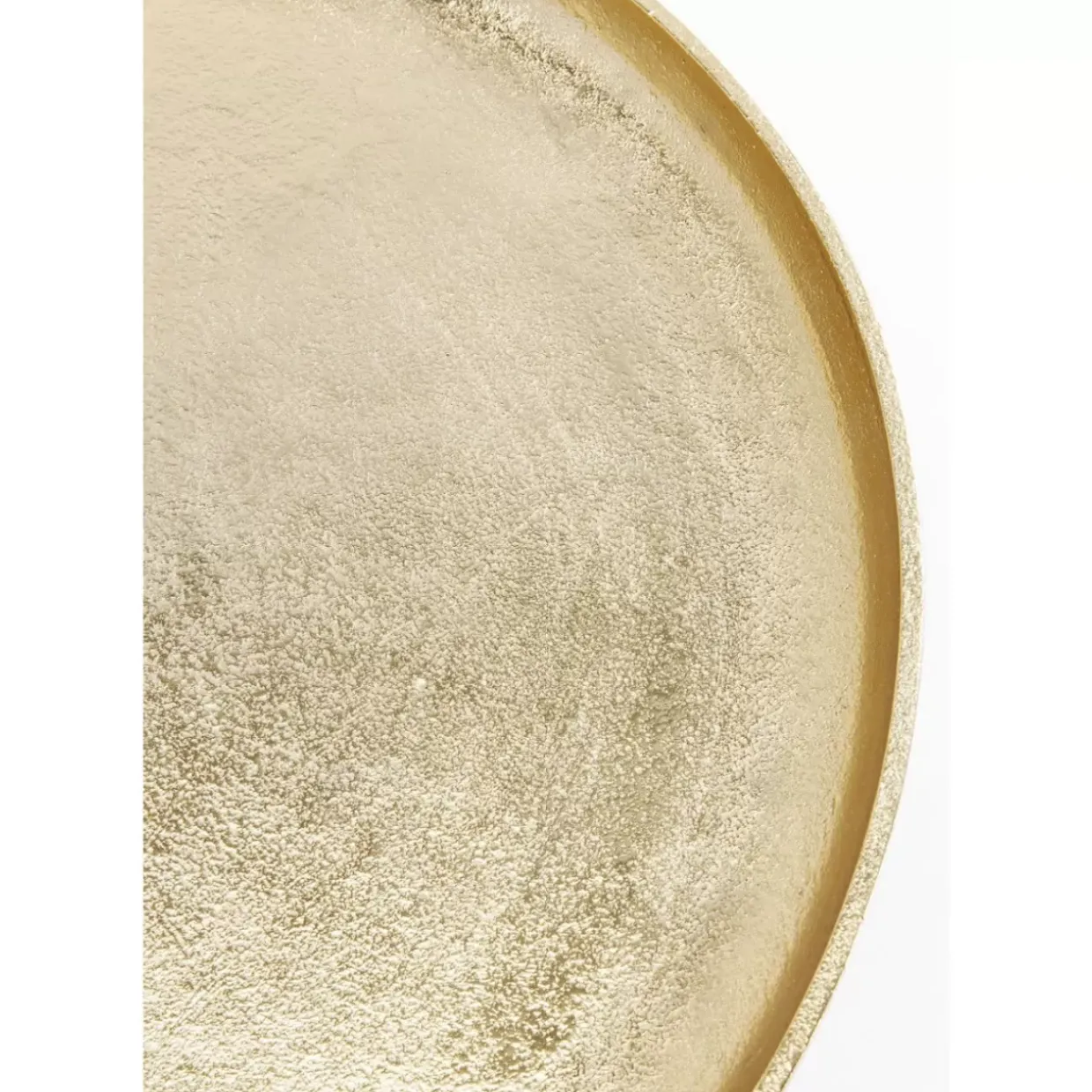 Beistelltisch Plateau Uno Messing O45Cm