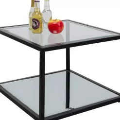 Beistelltisch Quadro Schwarz 50X50Cm