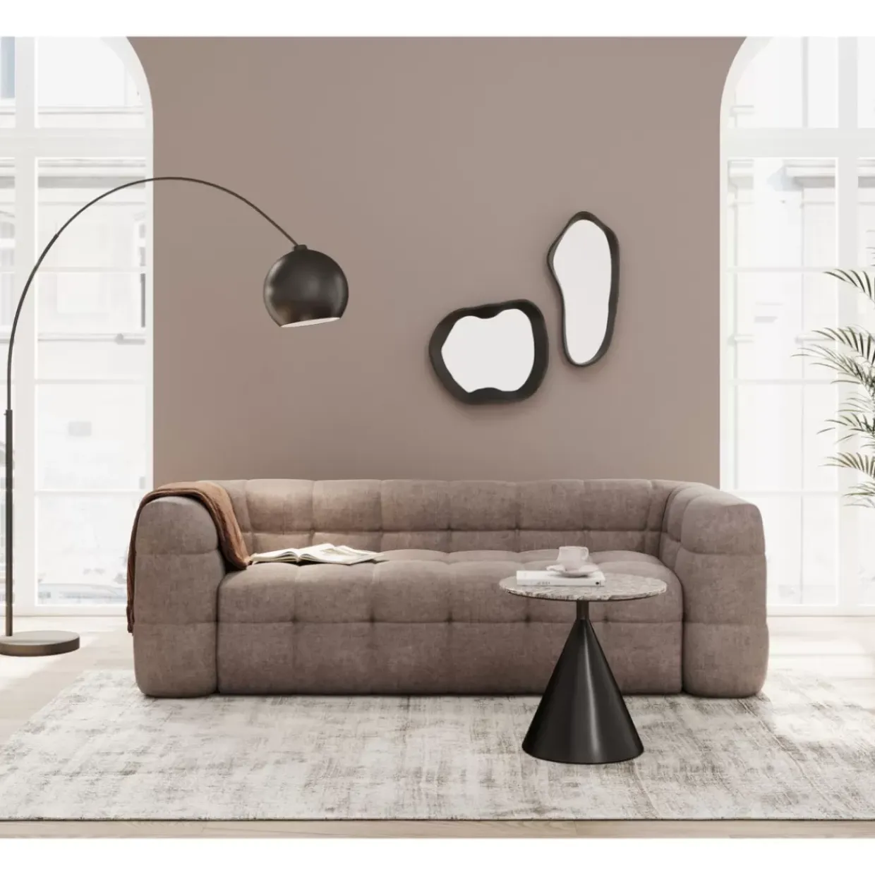 Beistelltisch Rita Schwarz O50Cm