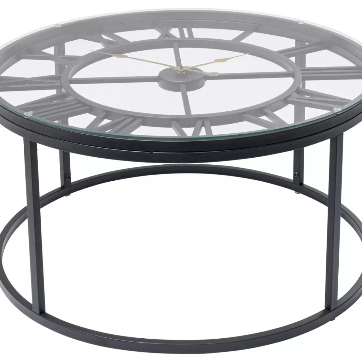 Beistelltisch Roman Schwarz O76Cm