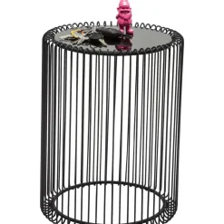 Beistelltisch Wire Schwarz (2/Set) O44Cm