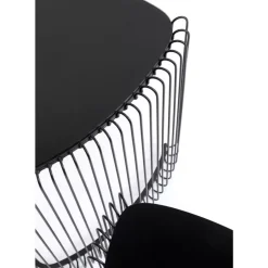 Beistelltisch Wire Triangle Schwarz (2/Set)