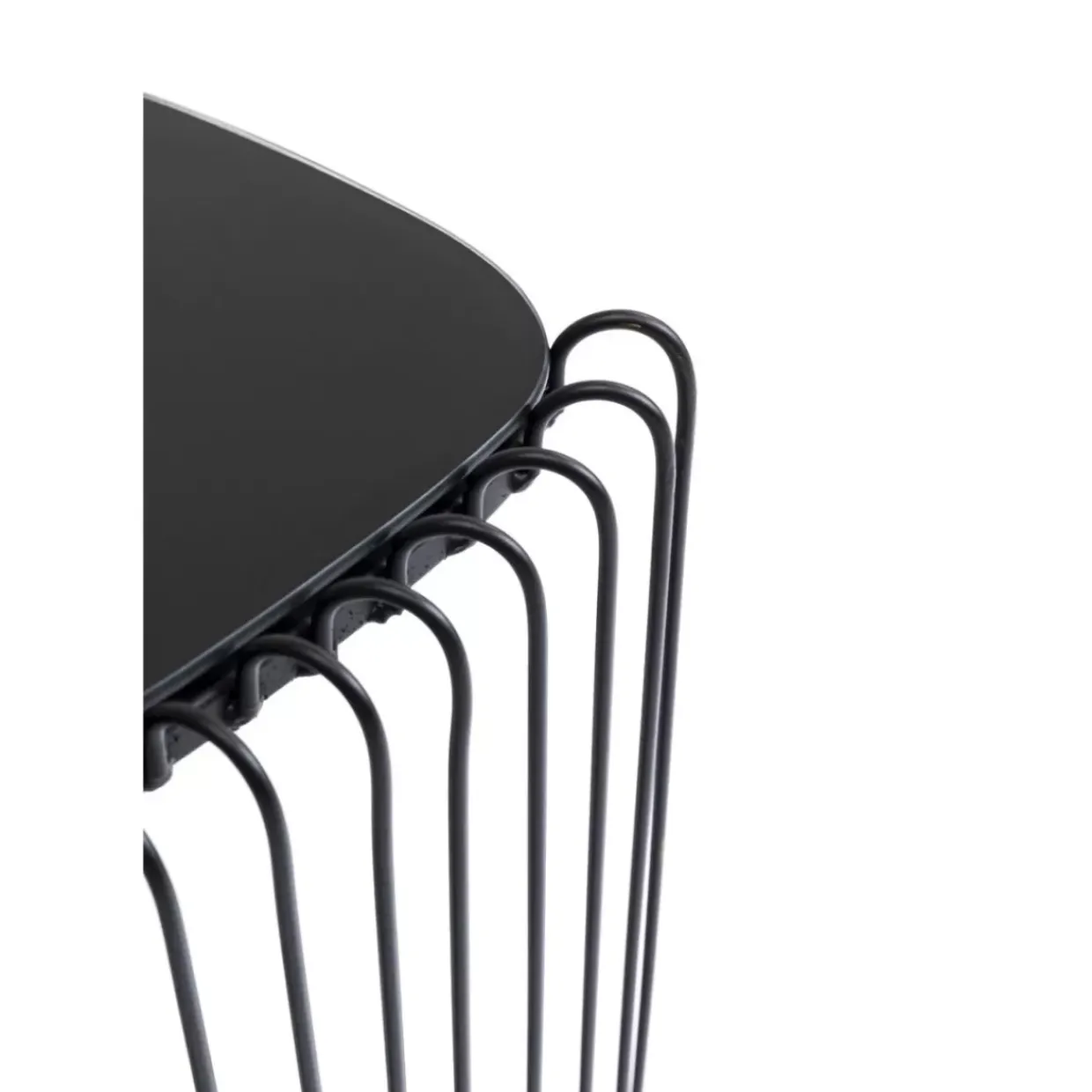Beistelltisch Wire Triangle Schwarz (2/Set)