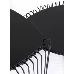 Beistelltisch Wire Triangle Schwarz (2/Set)