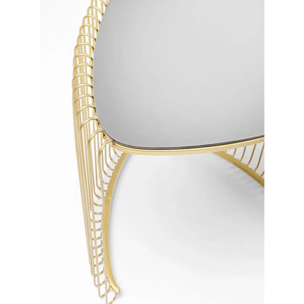 Beistelltisch Wire Triangle Gold (2/Set)