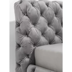 Bett Desire Velvet Silbergrau 180X200 Cm