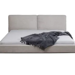 Bett East Side Cord Grau 160X200Cm