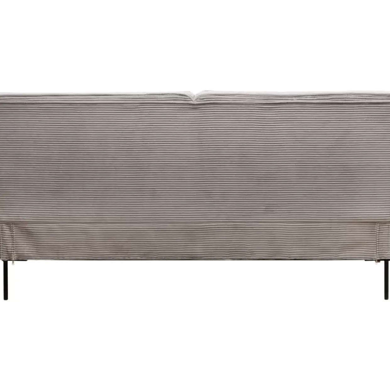 Bett East Side Cord Grau 160X200Cm