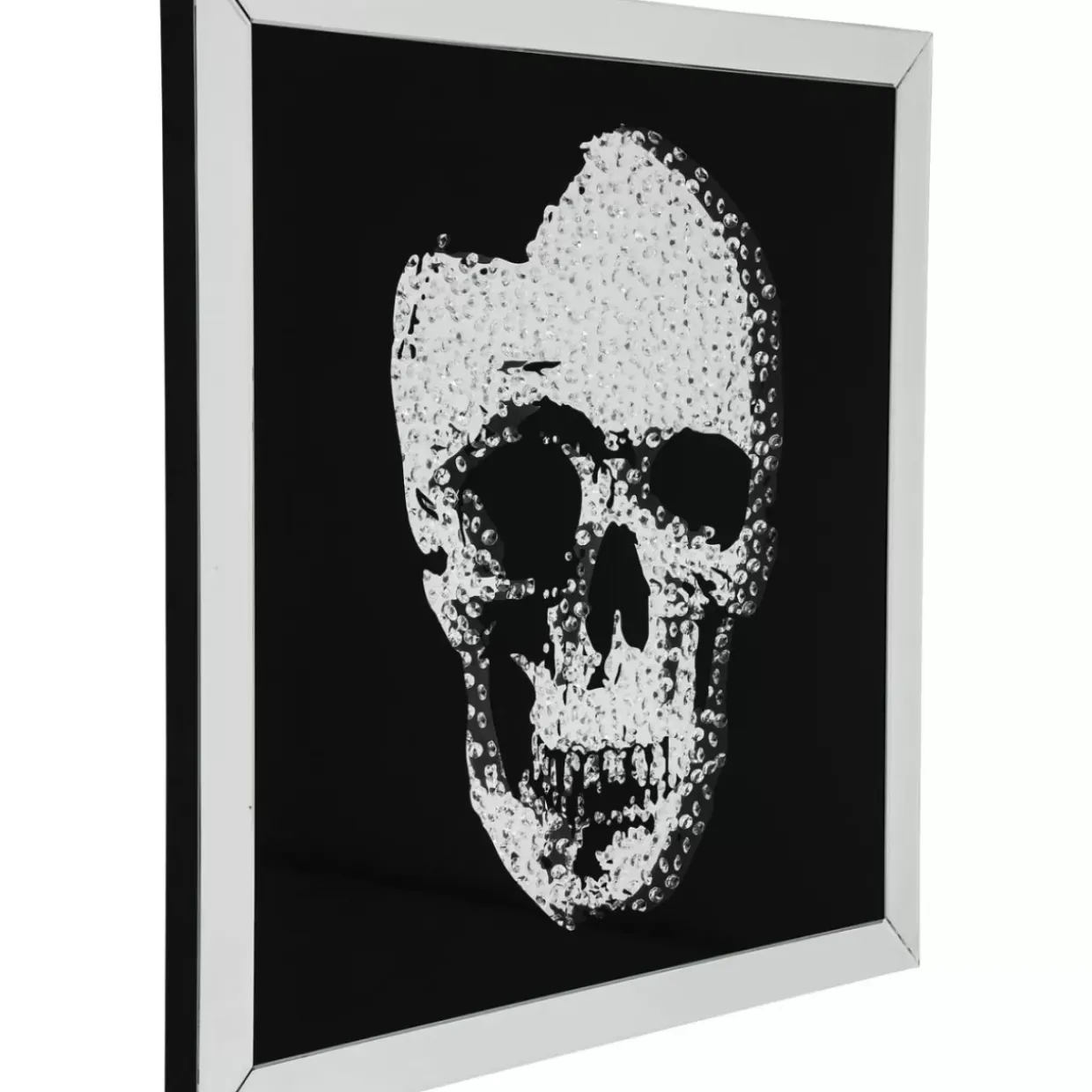 Bild Frame Mirror Skull 100X100Cm