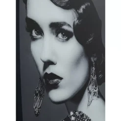 Bild Glas Beauty Lady 120X150Cm