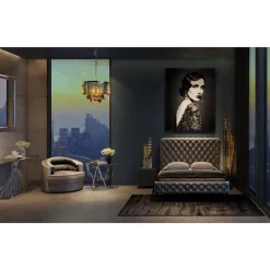 Bild Glas Beauty Lady 120X150Cm