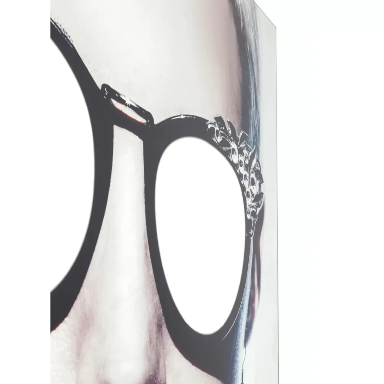 Bild Glas Metallic Girlie 120X120Cm