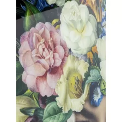 Bild Glas Pretty Flower Woman 100X100